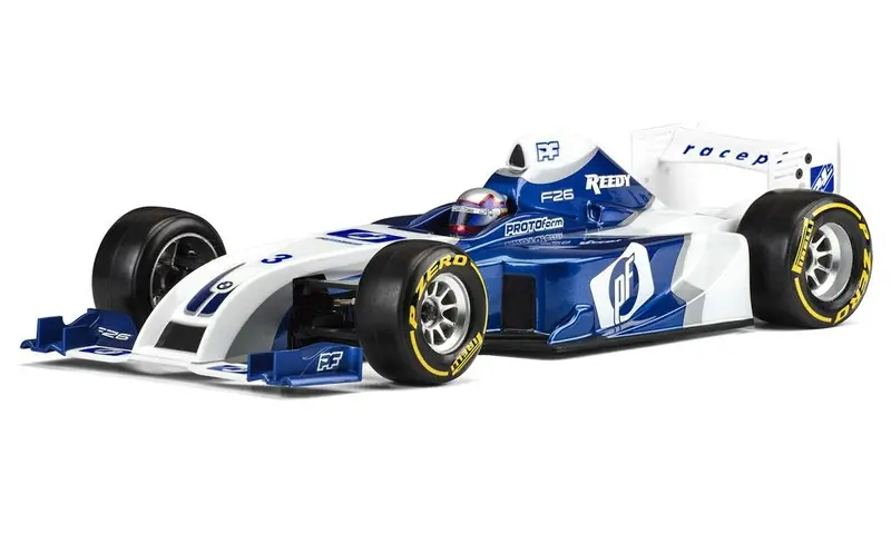 Protoform F26 1/10 Formula 1 Car Body, Clear, 1561-22 1