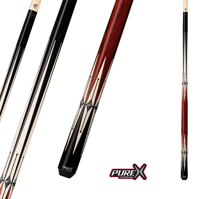 Pure X Pool Cue Hxte1 Brown And White 13Mm 19Oz 1