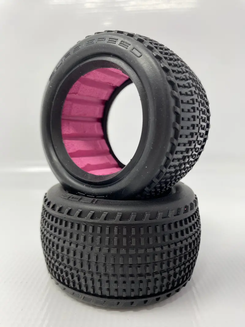 Quasispeed Rubber Rear Tires With Inserts (2) Qs-1602 1