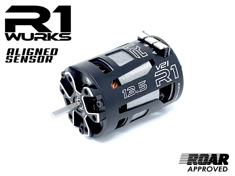 R1 Wurks V21 13.5T Motor With Aligned Sensor Board, 020009 1