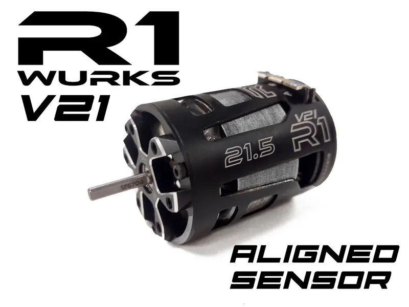 R1 Wurks V21 21.5T Motor, Aligned Sensor, 020011 1