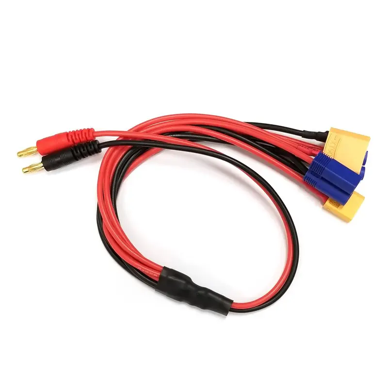 Racers Edge 4-Function Charge Adapter To Male 4Mm Bullets, Rce1661 1