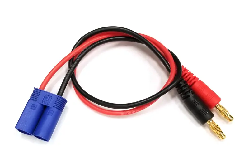 Racers Edge Charge Adapter, Ec5 Device To Male 4Mm Bullets, 1617 1
