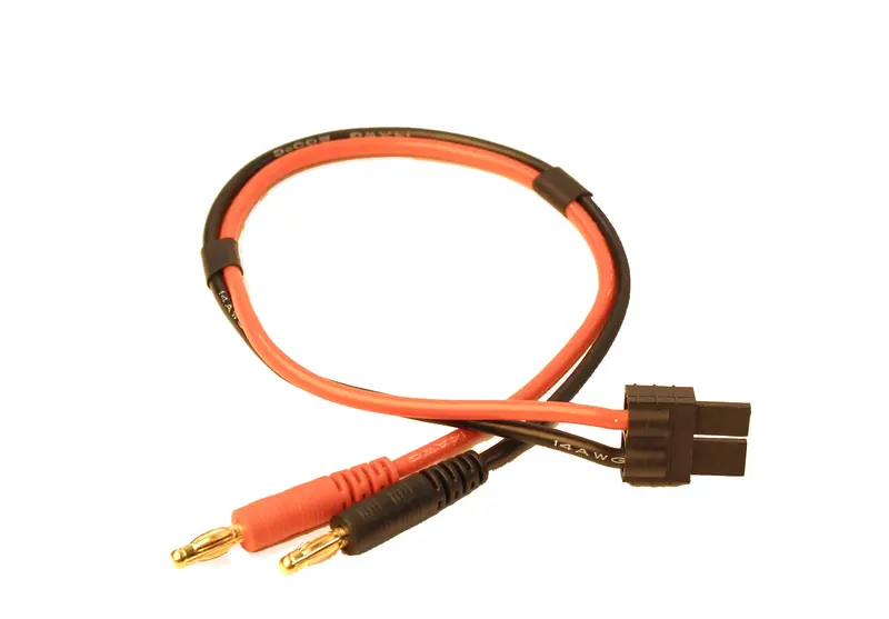 Racers Edge Charge Adapter, Male Trx Hc To Male 4Mm, Rce1621 1