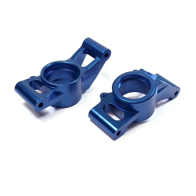 Racers Edge Rear Hub Carrier, Alum., Blue, X-Maxx, Rce1902bl 1