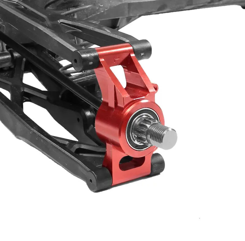 Racers Edge Rear Hub Carrier, Alum., Red, X-Maxx, Rce1902r 1