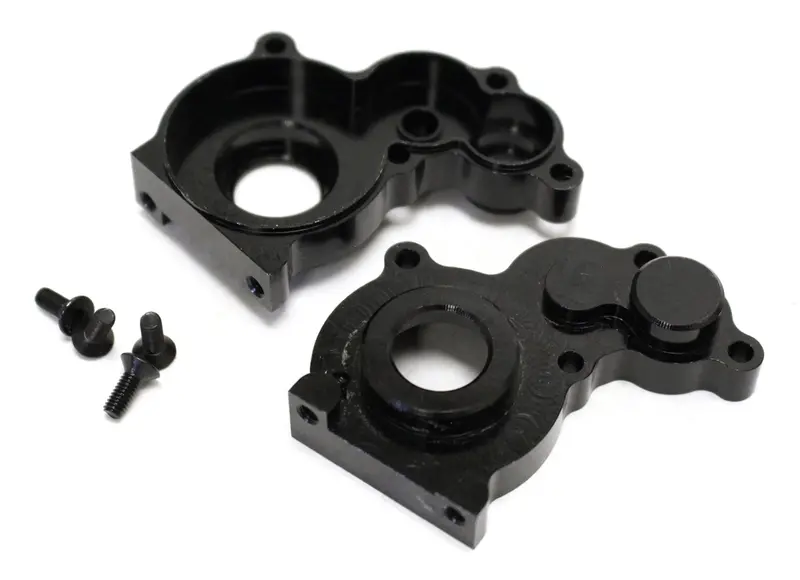 Racers Edge Scx10 Aluminum Center Transmission Case, Black, Rce1833bk 1