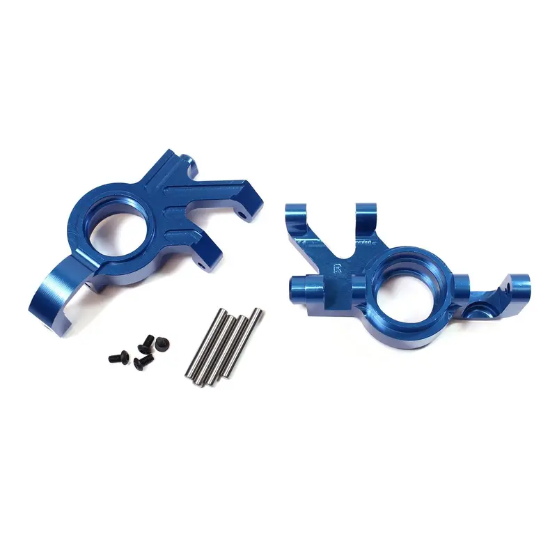 Racers Edge Steering Knuckles, Alum., Blue, X-Maxx, Rce1900bl 1