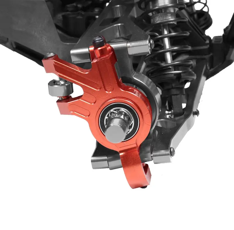 Racers Edge Steering Knuckles, Alum., Red, X-Maxx, Rce1900r 1