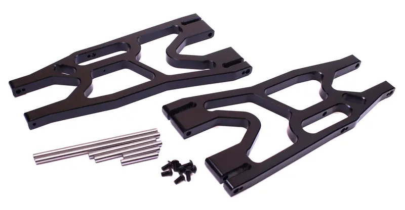 Racers Edge X-Maxx Aluminum Lower Suspension Arm Set, Black, Rce1904bk 1