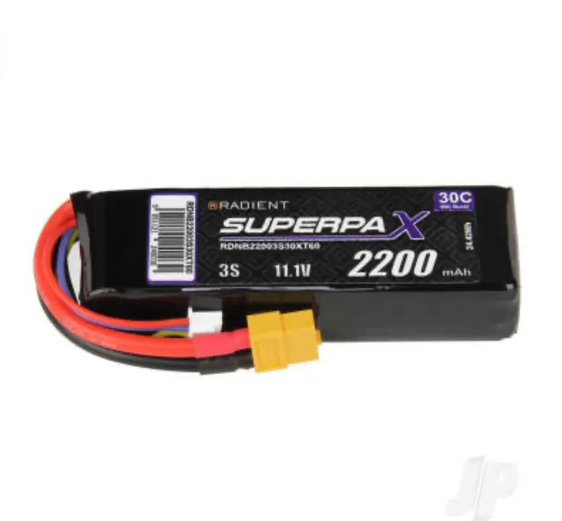 Radient Lipo 3S 2200Mah 11.1V 30C Xt60 #Rdnb22003s30xt60 1