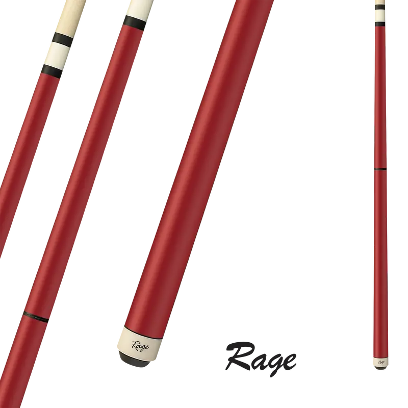 Rage Pool Cue Heavy Hitter Jump/Break Cue Red 13Mm 25Oz 1