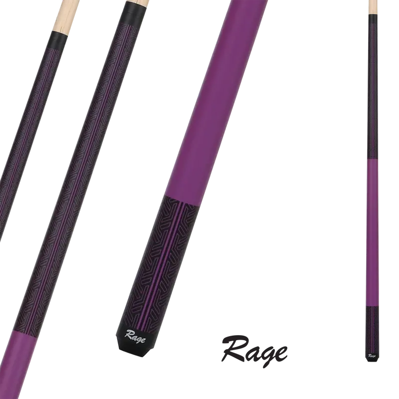Rage Pool Cue Matte Purple Galaxy 13Mm 19Oz 1