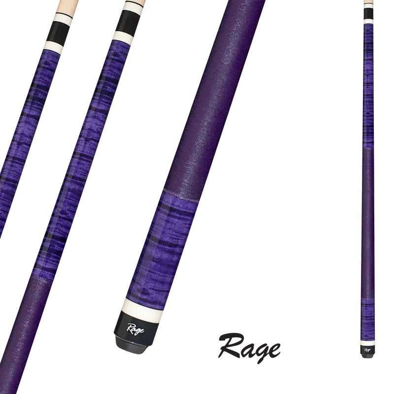 Rage Pool Cue Purple Reign 13Mm 19Oz With Wrap 1