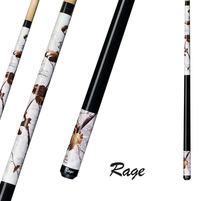 Rage Pool Cue Rgcw White And Brown 13Mm 19Oz 1