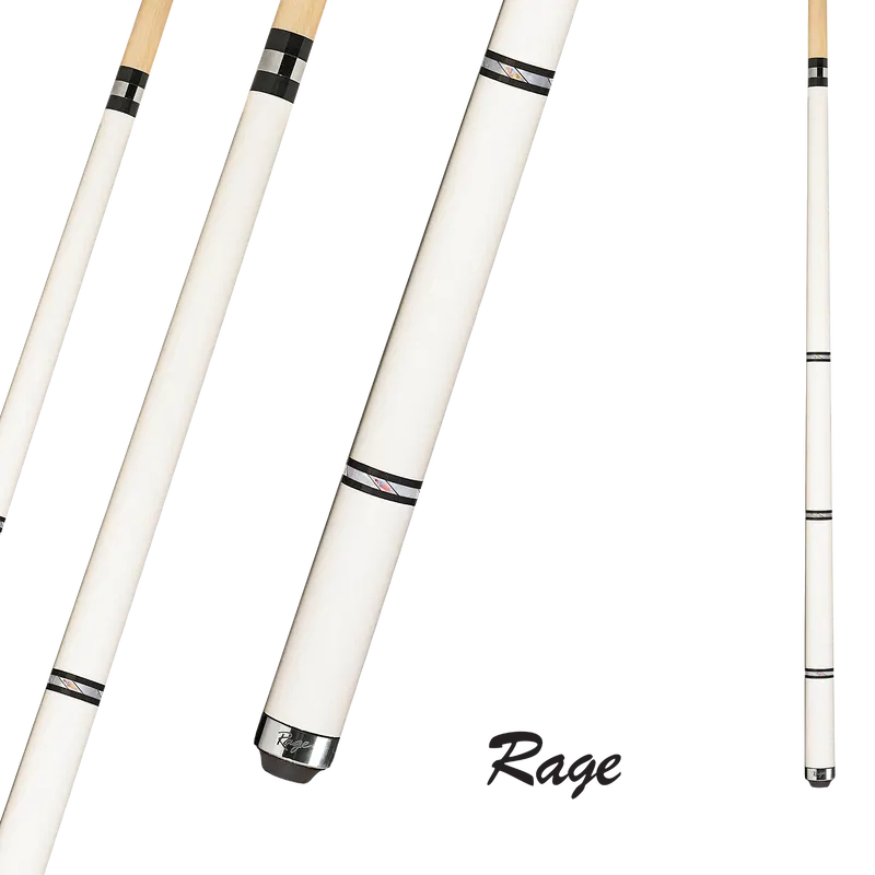 Rage Pool Cue White Dream 19Oz 13Mm 1