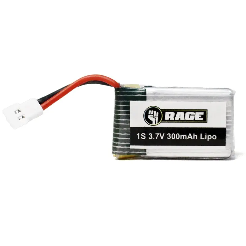 Rage Rc 1S 3.7V 300Mah Lipo Battery, Orbit Fpv, Rgr3060 1