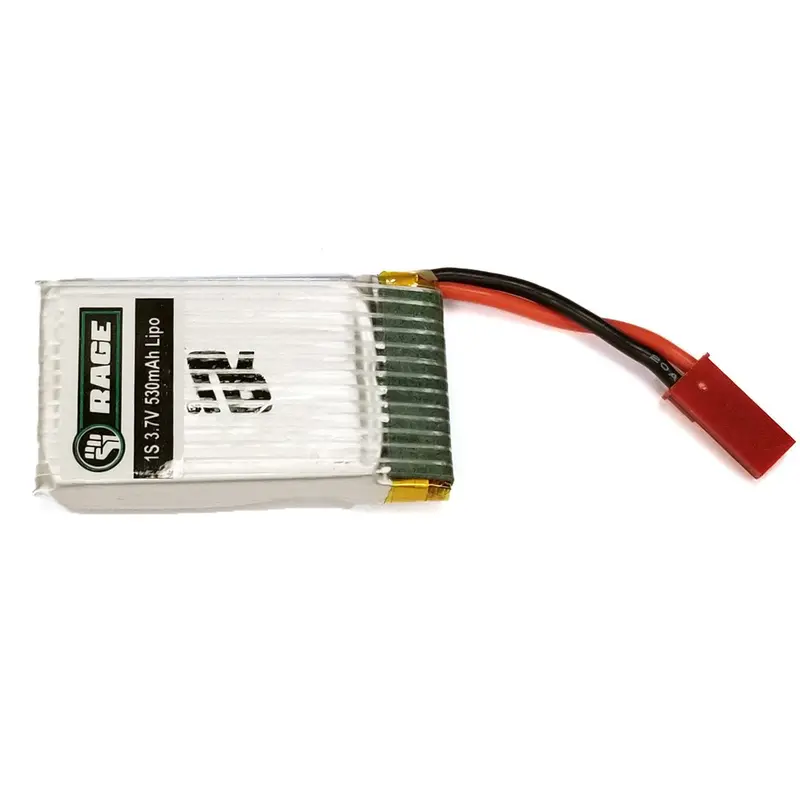 Rage Rc 1S 3.7V 530Mah Lipo Battery, Rgr4126 1