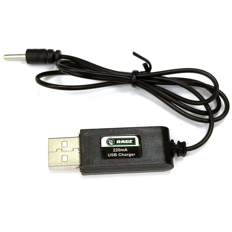 Rage Rc 4.2V 220Mah Usb Charger, Rgr4135 1
