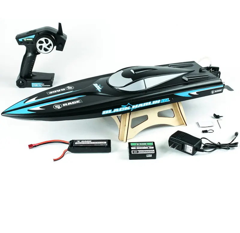 Rage Rc Black Marlin Rtr/Rtf Brushless Boat, Rgrb1205 1