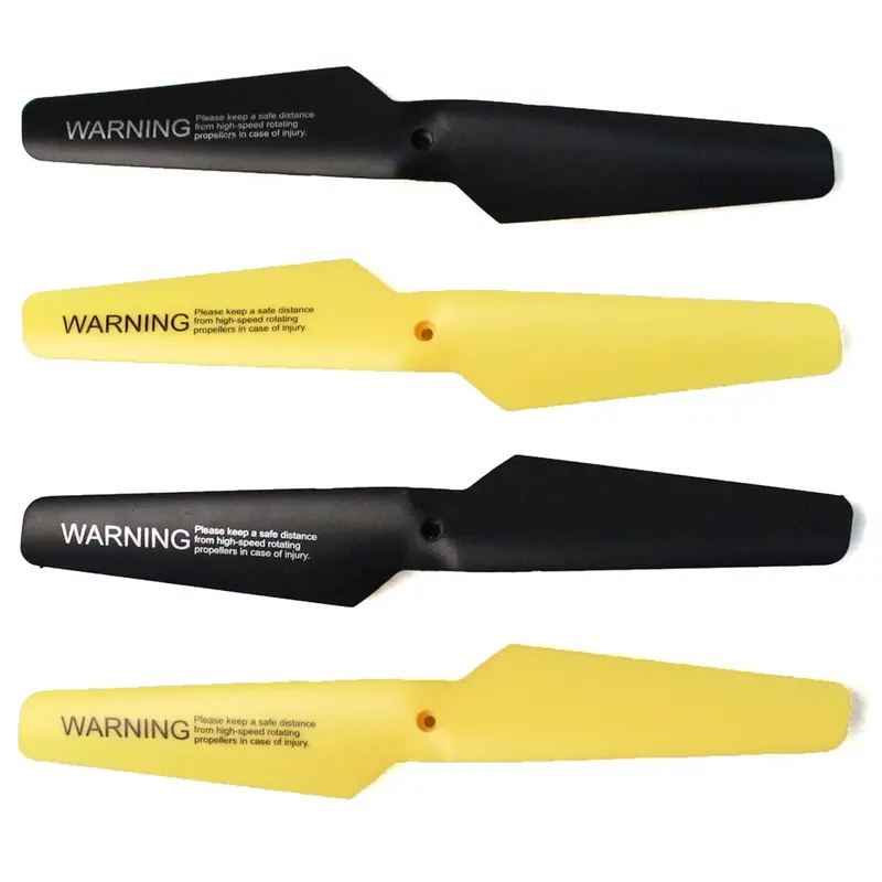 Rage Rc Black & Yellow Propeller Blade Set, Rgr4046 1