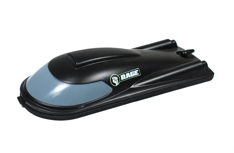 Rage Rc Canopy & Latch, Black Marlin Mx, Rgrb1136 1