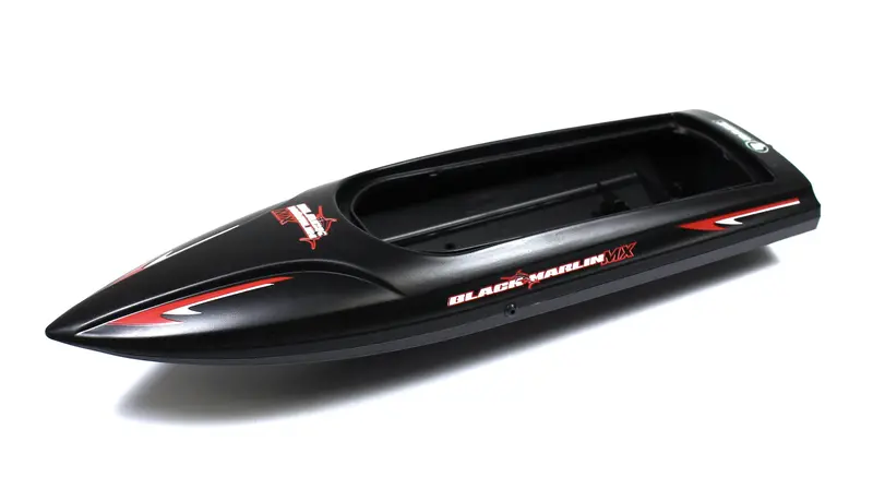 Rage Rc Replacement Hull, Black Marlin Mx, Rgrb1135 1