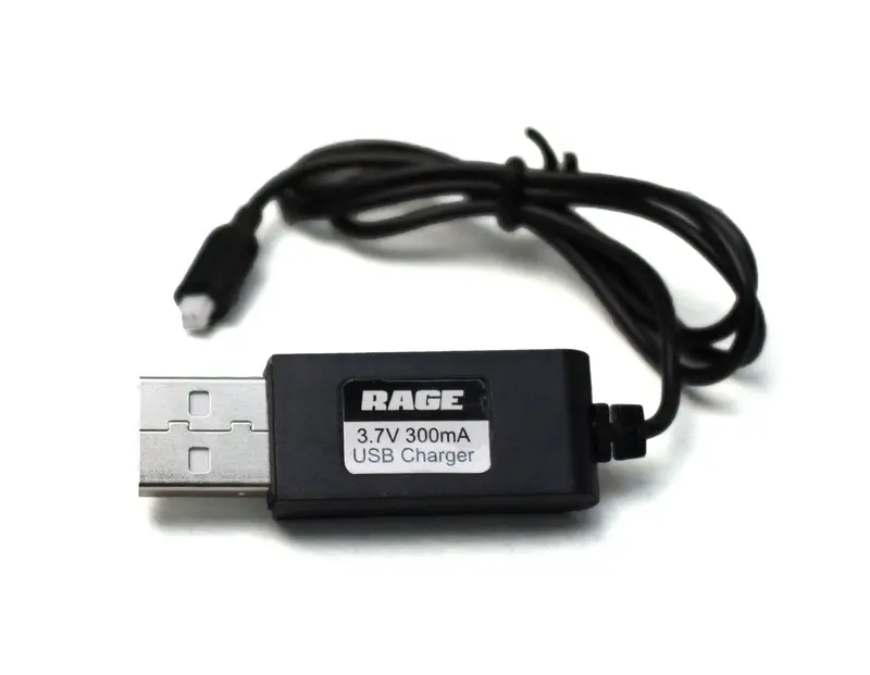Rage Rc Usb Charger, 3.7V 500Ma, Nanocam, Rgr4112 1