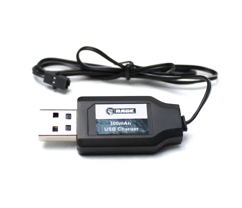 Rage Rc Usb Charger, 3.7V 500Ma, Pico X, Rgr4104 1