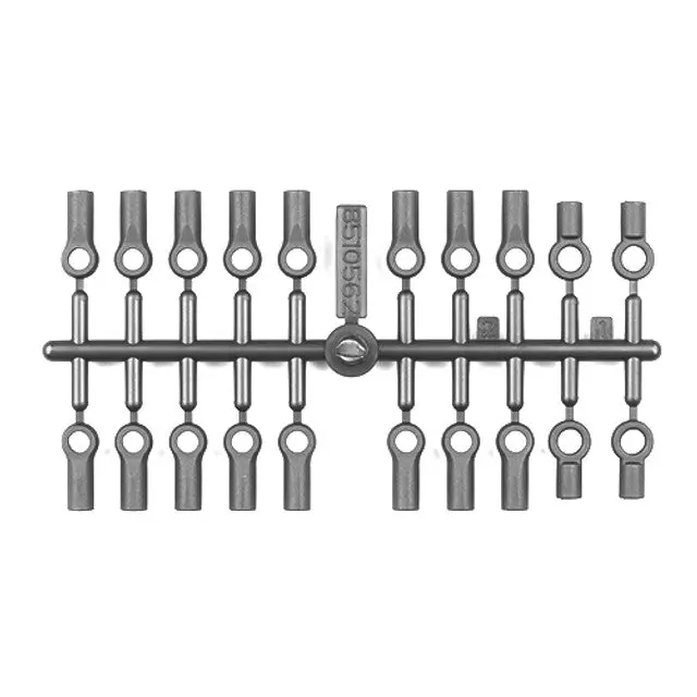 Rc10 4Wd Ball Cups, For 3.5Mm Turnbuckles, Asc-6535 1