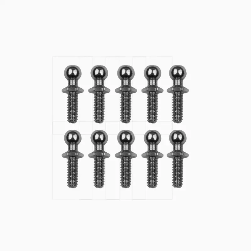Rc10 Ballstud Set .30, Silver, Asc-6273 1