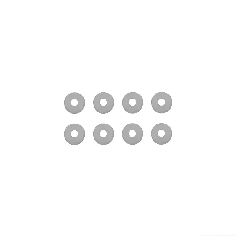Rc10 Bk 4-40 Nylon Locknuts White, Asc-4184 1
