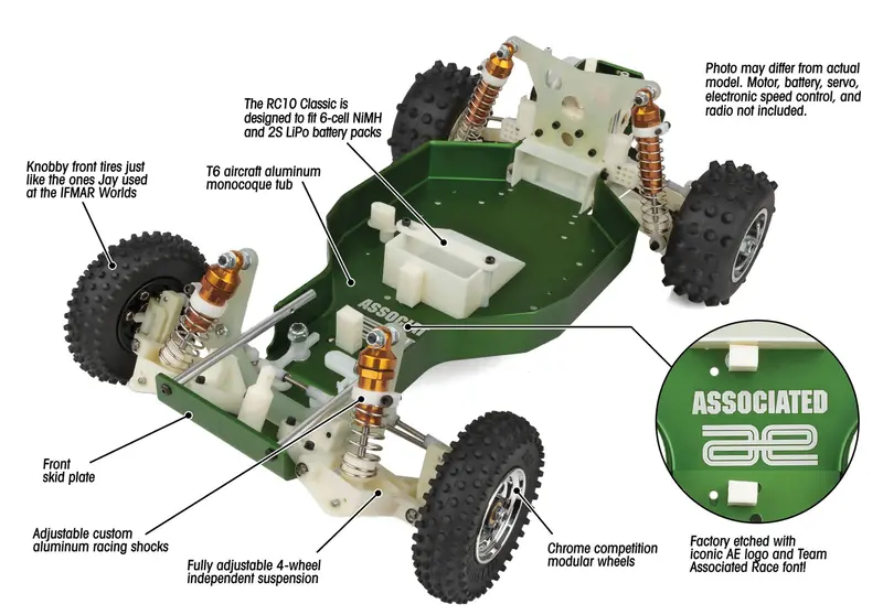 Rc10 Classic 40Th Anniversary Green Edition, Asc-6010 2