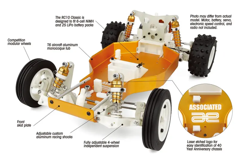 Rc10 Classic 40Th Anniversary Kit, Asc-6007 2