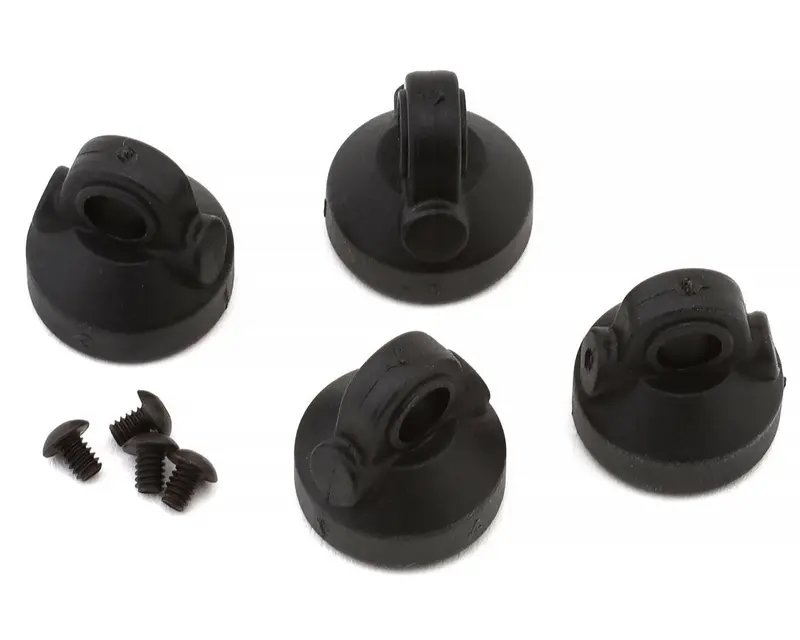 Rc10 Emulsion Shock Caps (4), Asc-6443 1