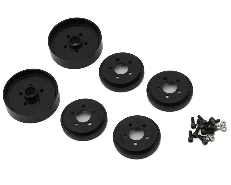 Rc10 Jay Halsey Front Wheels (Black) (2), Asc-6394 1