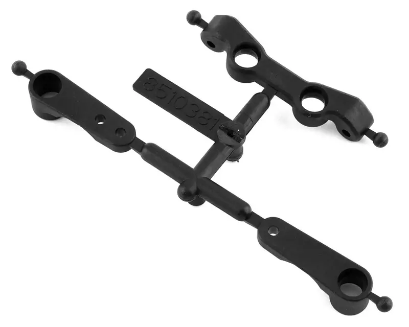 Rc10b6/Rc10b7 Steering Bell Crank & Rack Set, Asc-91973 1
