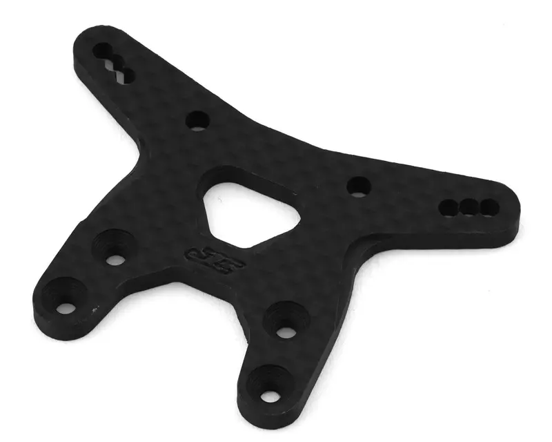 Rc10b7 Carbon Fiber Front Shock Tower (Black), Jco5187-2 1
