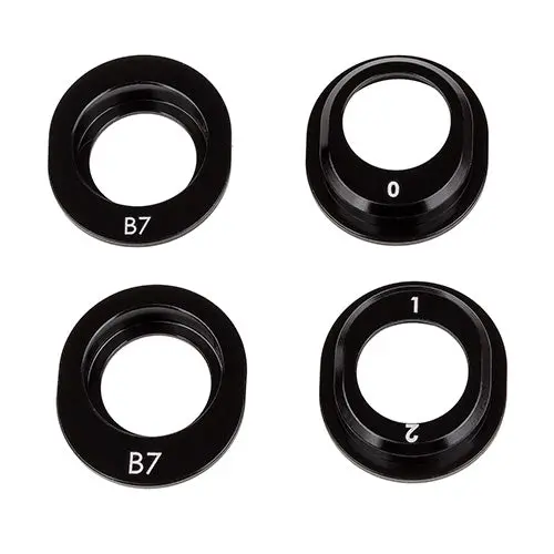 Rc10b7 Ft Aluminum Differential Height Inserts, Asc-92455 1