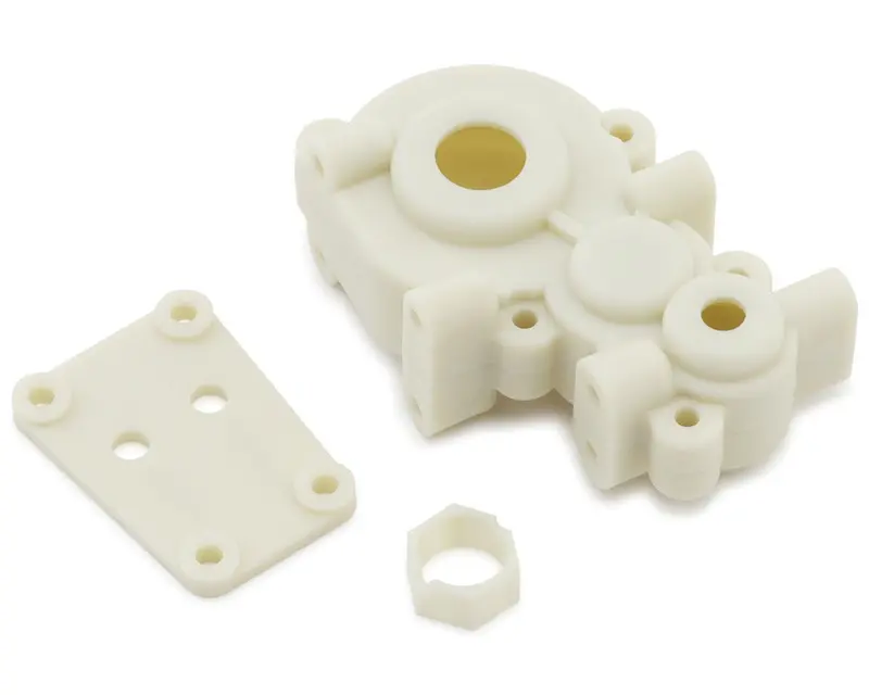 Rc10gt Transmission Case & Brake Hex, Asc-7661 1