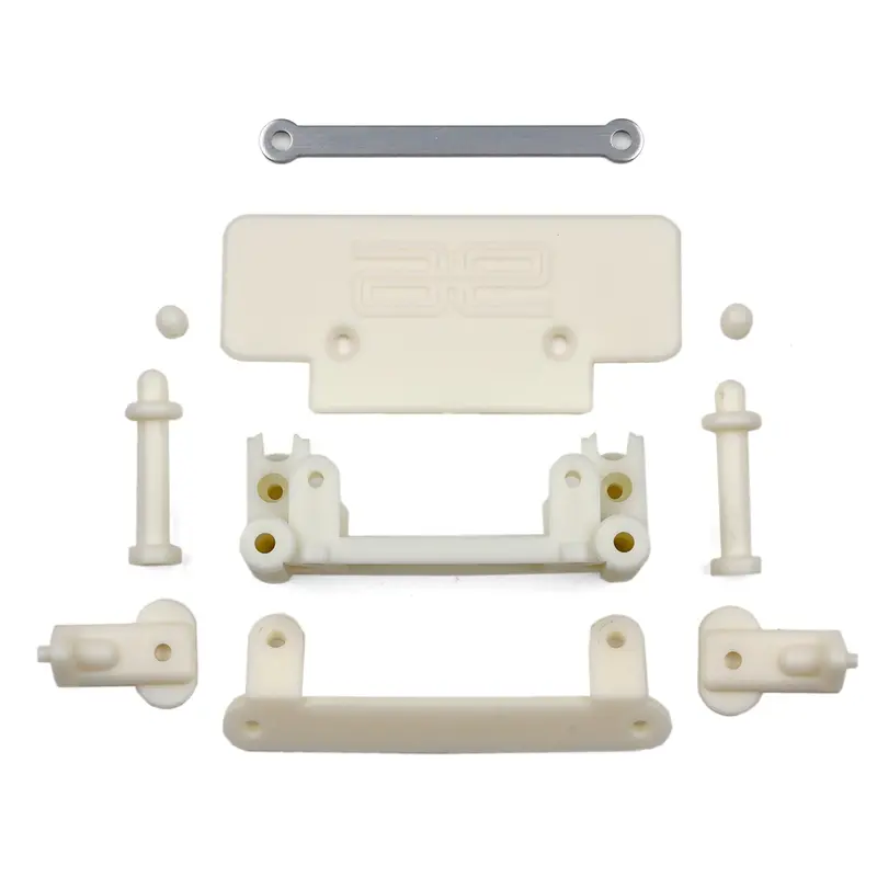 Rc10t Front Bulkhead, Bumper And Body Mounts, Asc-7809 1