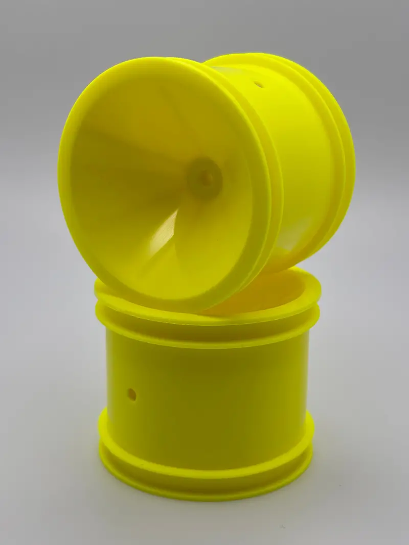 Rc10t Yellow Truck Rear Wheels, Asc-7864 1