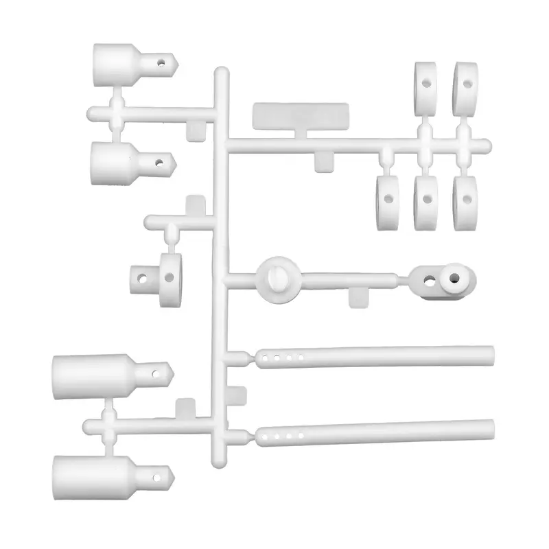 Rc12l Body & Antenna Mount Set, Asc-4483 1