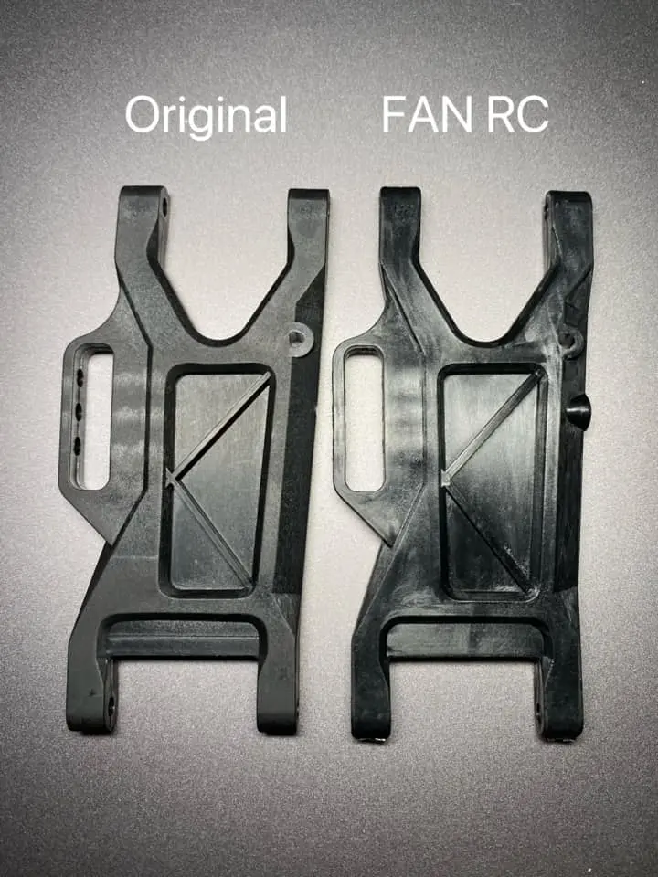 Rear Arms For Yokomo Works 91/92 And 93 Dog Fighter, Fz-007.2 1