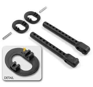 Rear Body Mount Set +1Mm Height 1