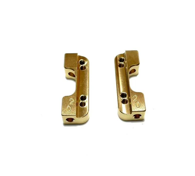 Rear Brass 0/2 Rear Toe Blocks Fits All Gfrp Cars Gfr-1363 1