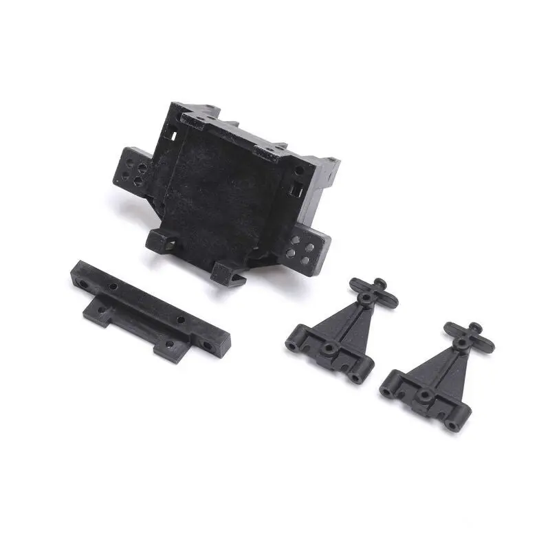 Rear Bulkhead, Toe Block, Link Mount: Mini Jrx2 1