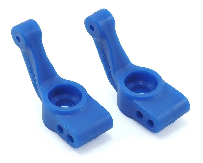 Rear Stub Axle Carriers For Traxxas Slash (2) (Blue) Rpm-80385 1