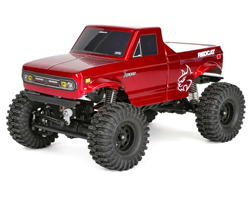 Redcat Ascent-32 1/32 4Wd Rtr Rock Crawler (Red) W/2.4Ghz Radio, Battery & Charger 1