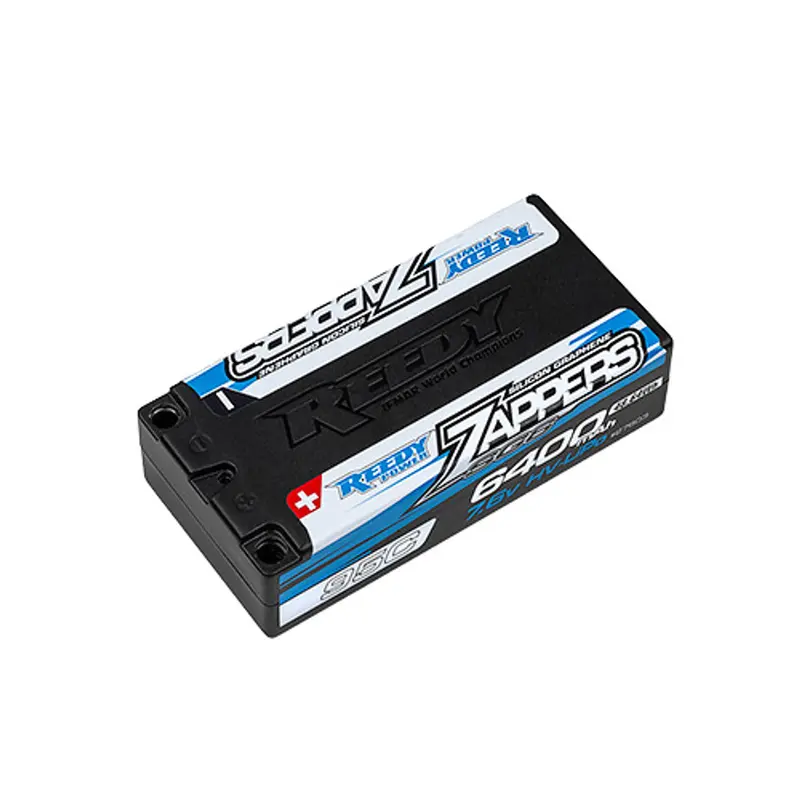 Reedy Zappers Hv Sg6 2S Shorty 95C Lipo Battery (7.6V/6400Mah) W/5Mm Bullets, Asc-27603 1